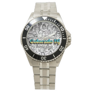 Montre de livre de coloriage de Djs du Colorado