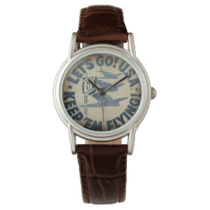 Montre de logo de bassdrum de temps de guerre de