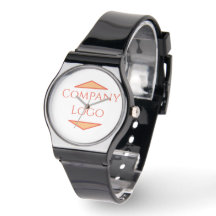 Montre de luxe en silicone personnalisée avec logo
