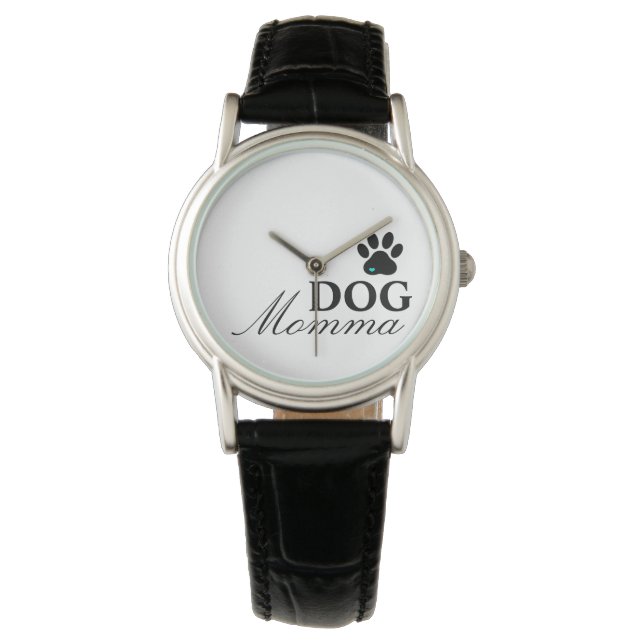 Montre de maman chien avec Empreinte de patte (devant)