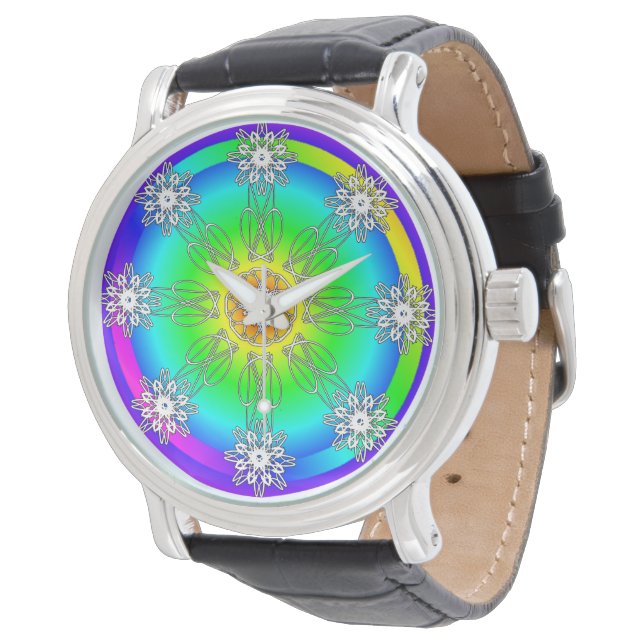 Montre de Mandala celtique (Incliné)