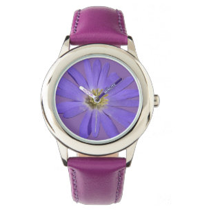 Montre de marguerite classique de marguerite viole