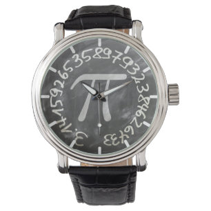 Montre de mathématiques de maths de pi