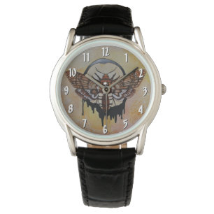 Montre de papillon à tête molle de la mort