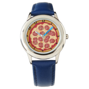 Montre de pizza avec chiffres