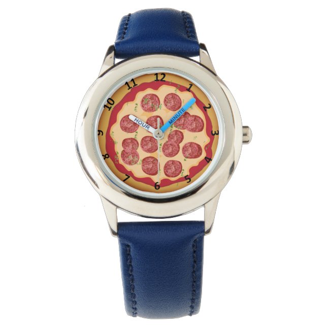 Montre de pizza avec chiffres (devant)