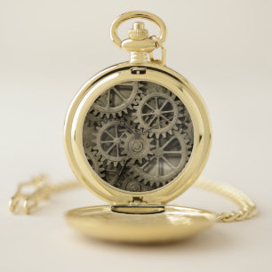 Montre de poche à roulettes Steampunk