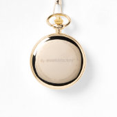 Montre de poche bleu foncé (Verso)