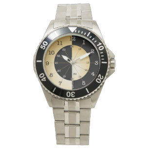 Montre de poche élégante à l'heure militaire
