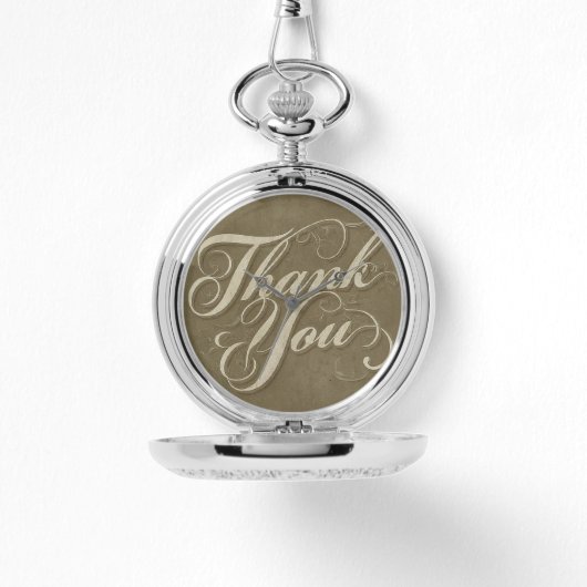 Montre de poche Merci (Recto)