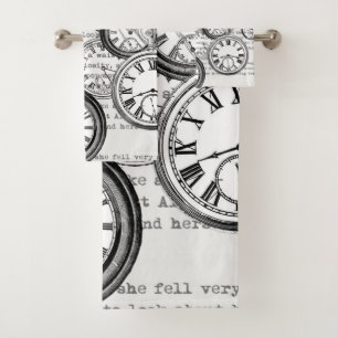 Montre de poche victorienne Alice au pays des merv