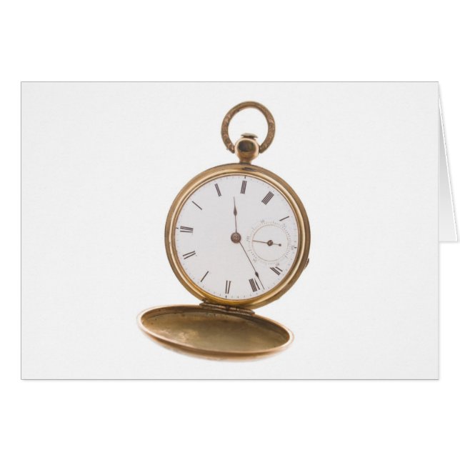 Montre de poche vintage (Devant horizontal)