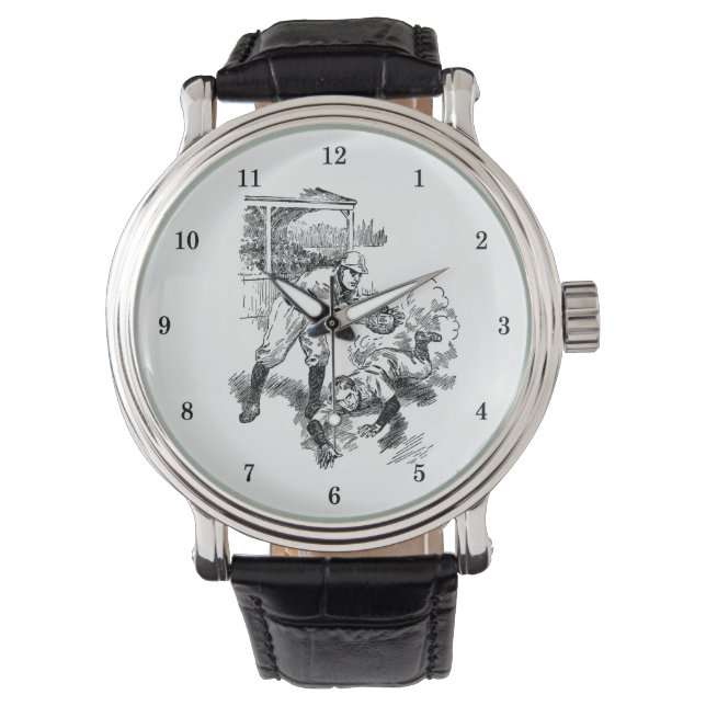 Montre de poignet de baseball très Cool (devant)