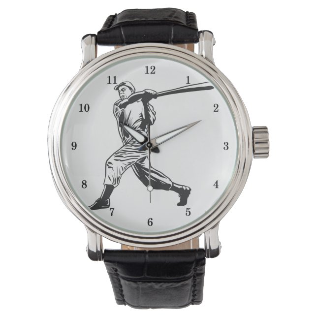 Montre de poignet de baseball très Cool (devant)