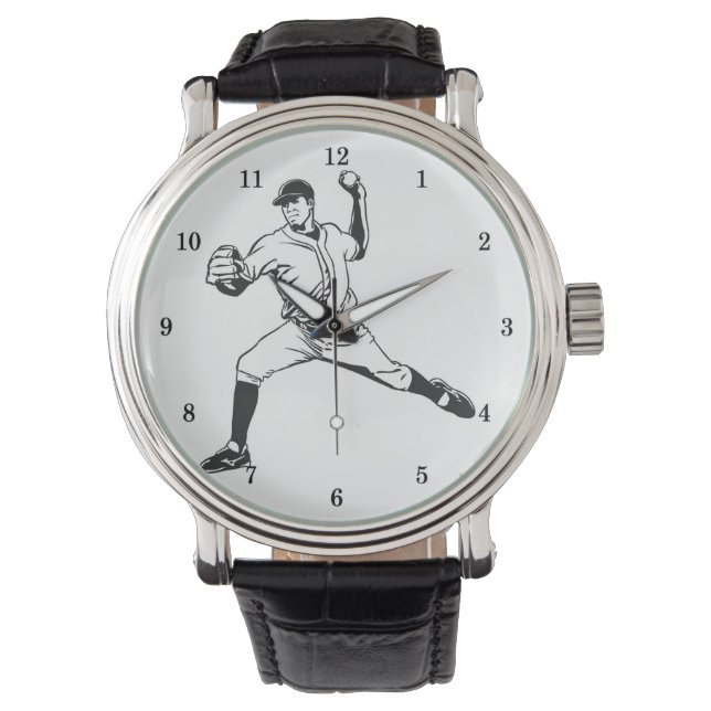 Montre de poignet de baseball très Cool (devant)