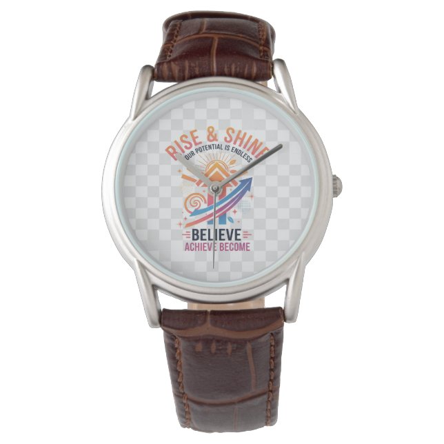 Montre de poignet de designer chic (devant)