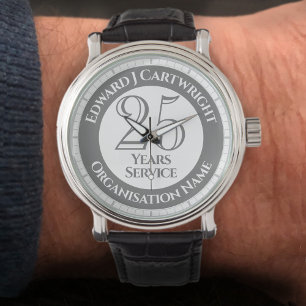 Montre de poignet pour 25 ans de service long