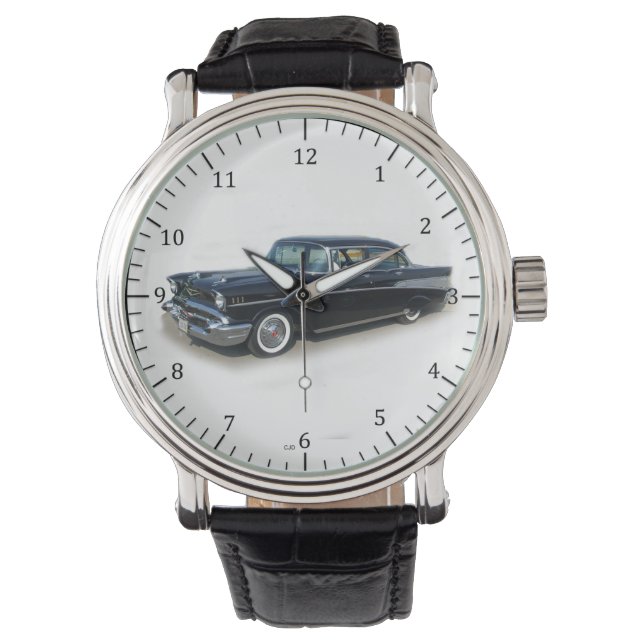 Montre de porte Bel Air 4 noir 1957 (devant)
