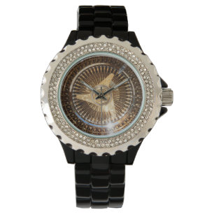 Montre de roues de fil d'or de Lowrider