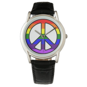 Montre de signes arc-en-ciel