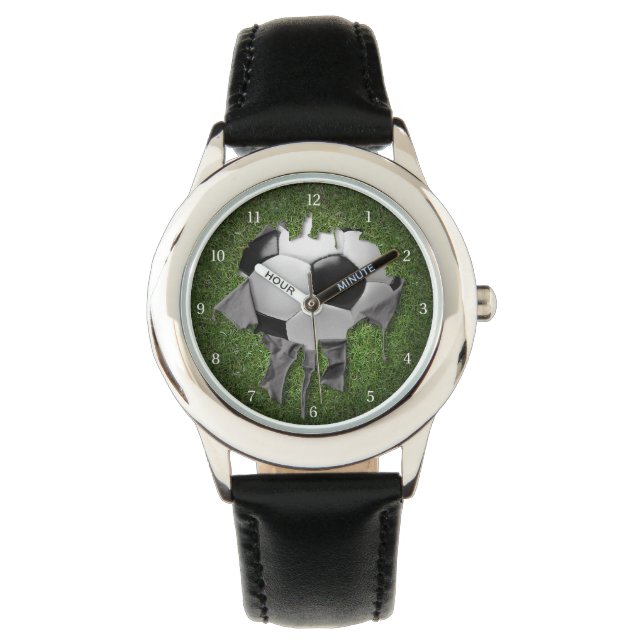 Montre de soccer tordu (devant)