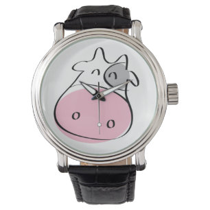 Montre de vache mignonne