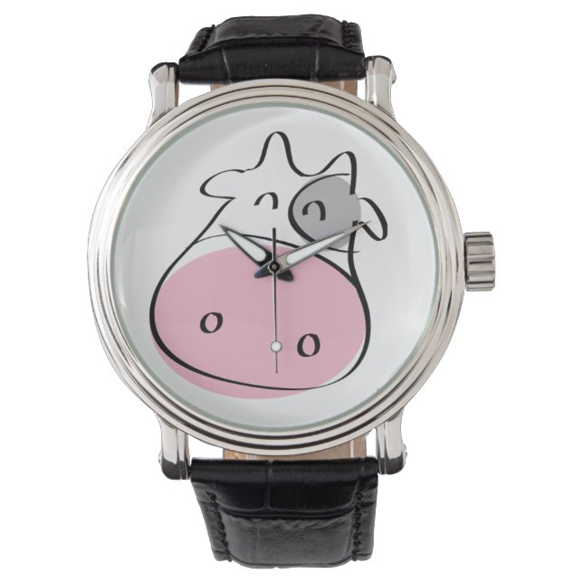 Montre de vache mignonne (devant)