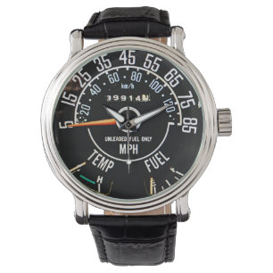 Montre De Voiture Classique Des Années 1970-1980 A