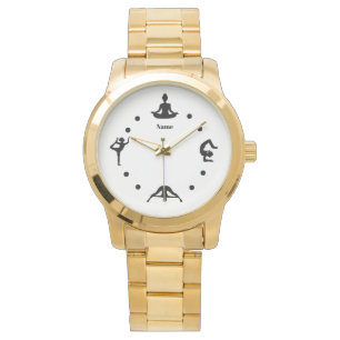 Montre de Yoga avec positions Silhouette Ajouter u