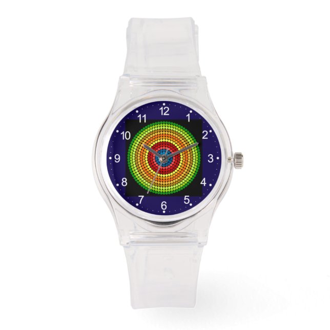 Montre Décor Abstrait Mandala Art Design-65904 (Recto)