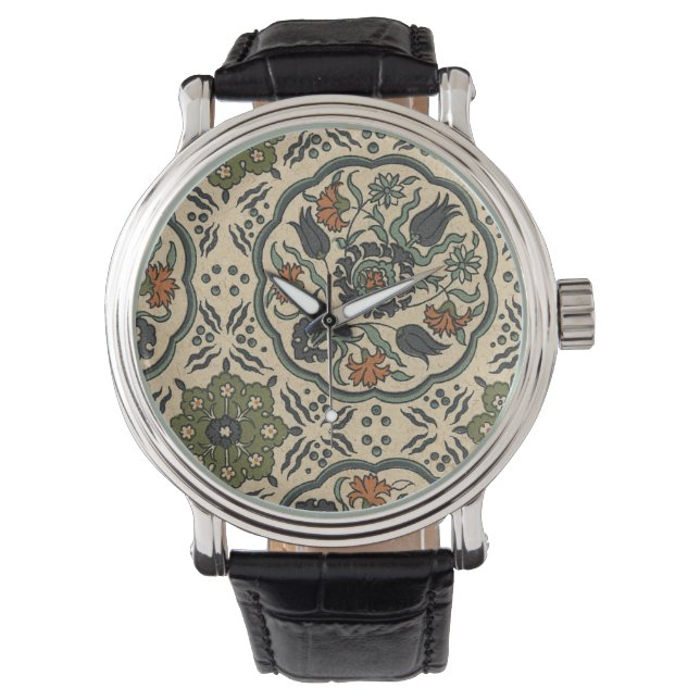 Montre Décor Floral Perse Carrelage (devant)