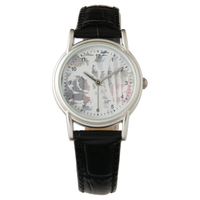 Montre Découpe blanche (devant)