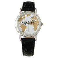 Découvrez Gold Map Watch