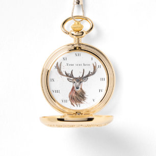 Montre Deer Stag Antlers Animal Hunter Nature Watch