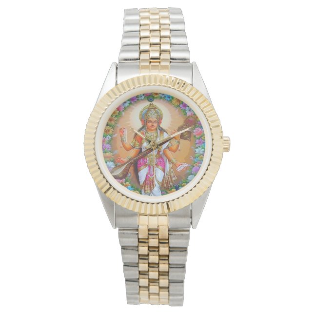 Montre Déesse de la connaissance Saraswati Divinité hindo (devant)