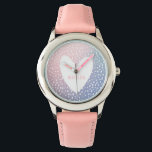 Montre Dégradé Pastel   impression directe coeur personna<br><div class="desc">Un dégradé pastel et des imprimés directs avec un design de coeur et un espace personnalisé pour un nom.</div>