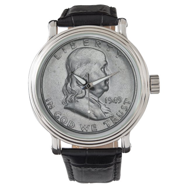 Montre Demi-dollar Franklin (devant)