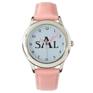 Montre d'enfants de monogramme