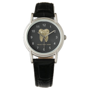 Montre Dentiste Personnalisé tendance Dental Black Gold
