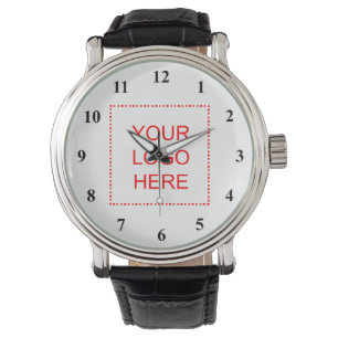 Montre d'entreprise avec photo ou logo