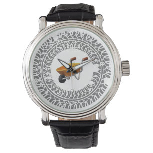 Montre dérive de brouette, burnout