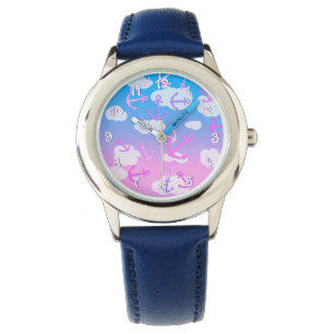 Montre Des Ancres flottantes rêvées, des enfants de pet