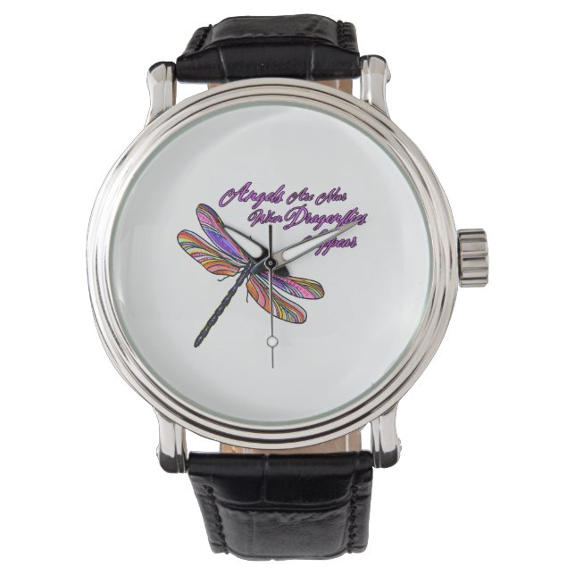 Montre Des Anges Apparaissent Lorsque Les libellules Sont (devant)