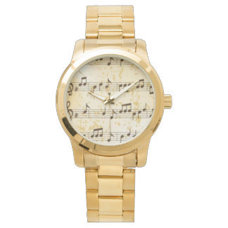 Montre des notes musicales