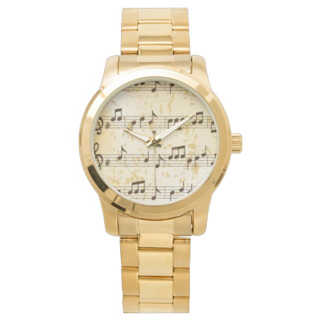 Montre des notes musicales (devant)