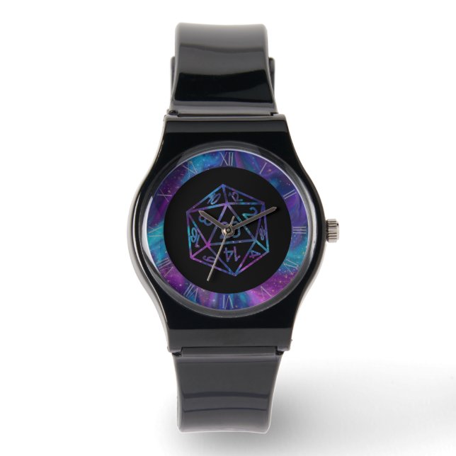 Montre Dés RPG | Nebula Imaginaire Tabletop Retro PnP Gam (Recto)