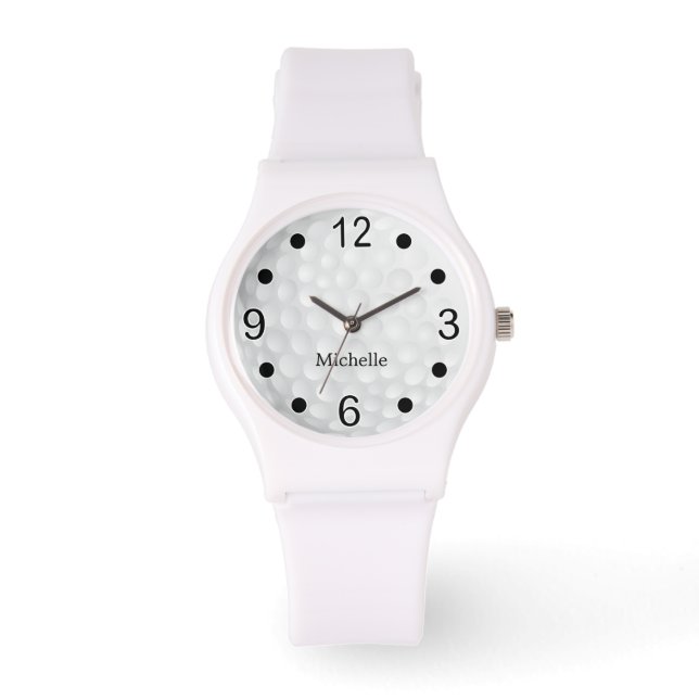 Montre Design de Golfeur sportif - Personnaliser (Recto)