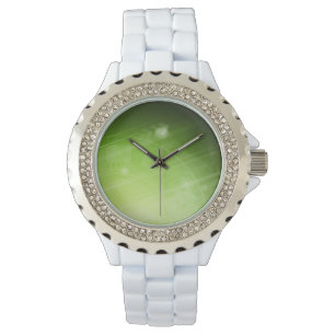 Montre Design de lumière verte dans un style high-tech