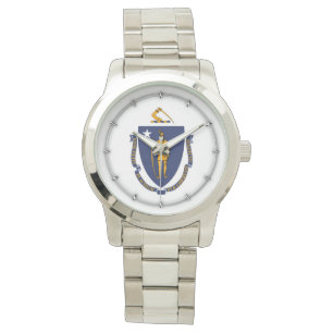 Montre Design du drapeau d'État du Massachusetts