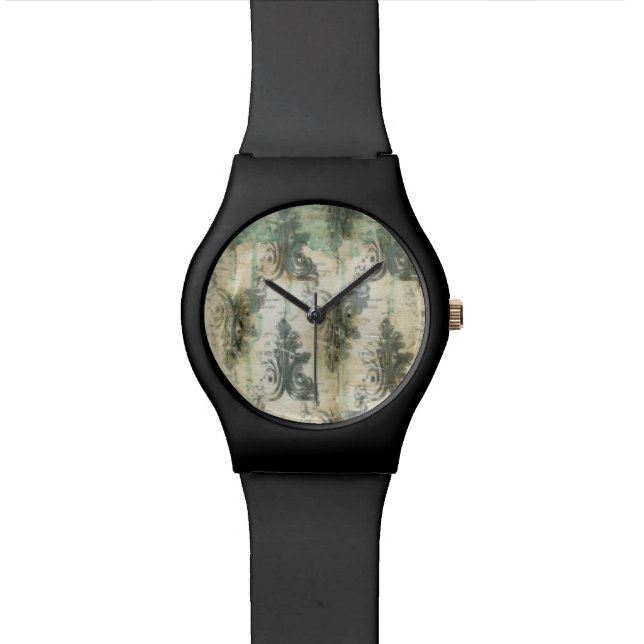 Montre Design moderne Fleur De Lis (Fermer)